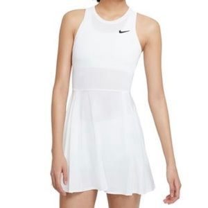 Nike drinfit women’s court advantage tennis dress athletic white